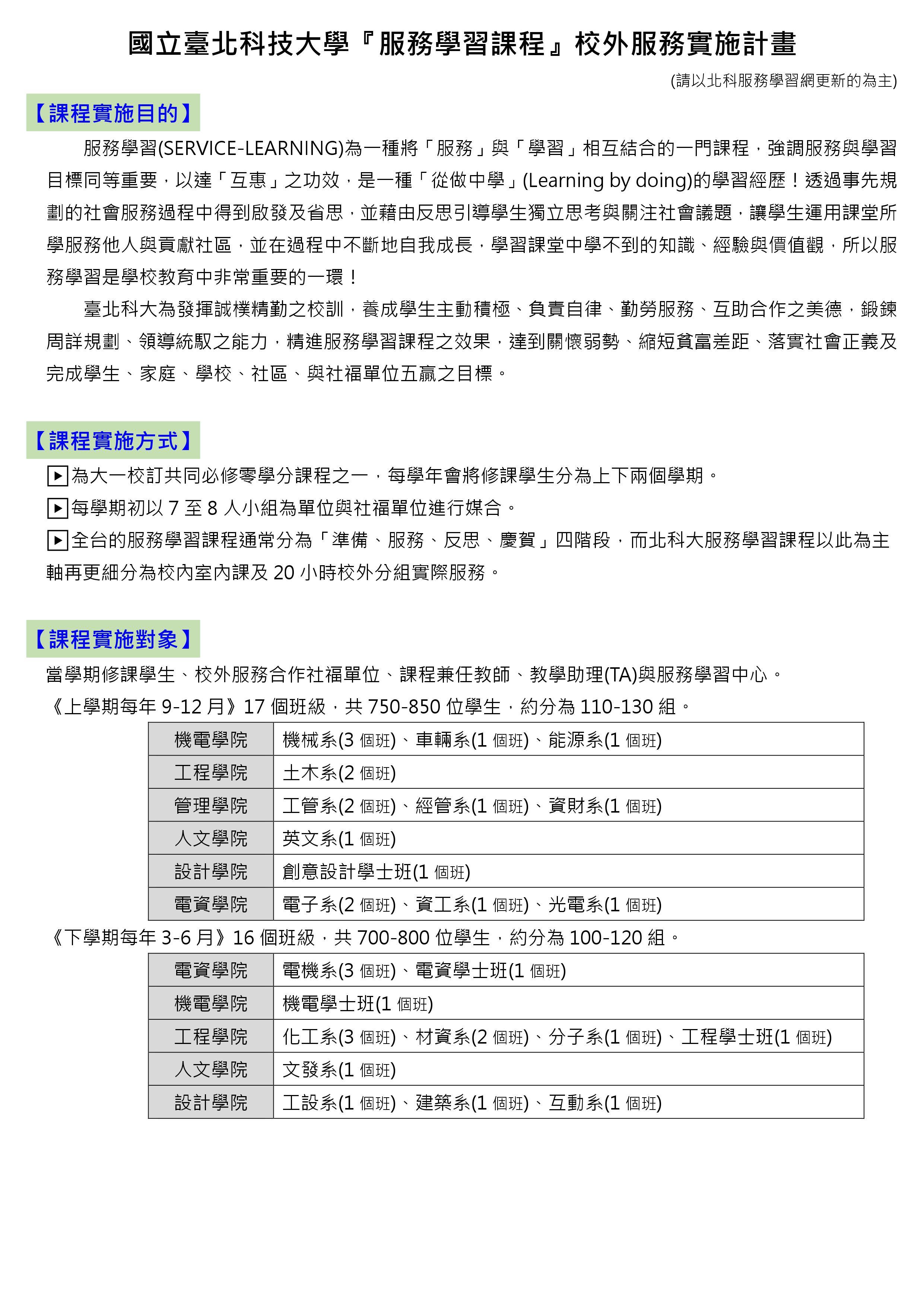 108-1服務學習課程實施計劃- (1)